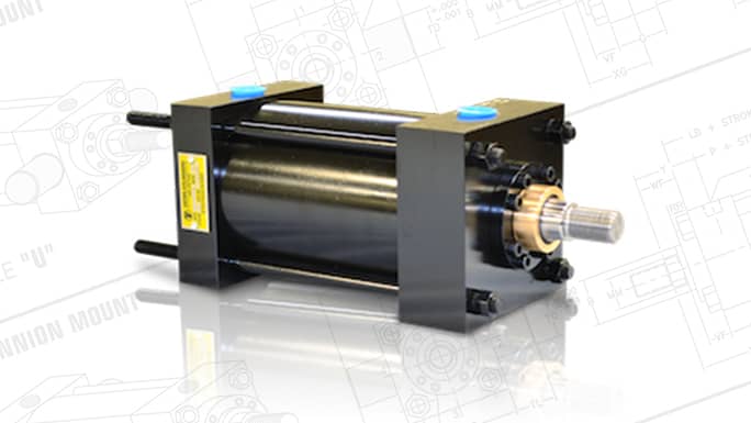 Permanently Lubricated Pneumatic Cylinder
